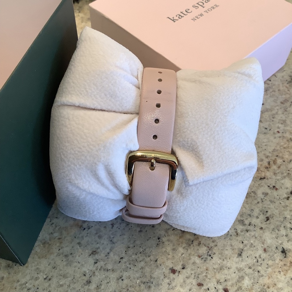 Kate Spade New York “A” Pink Cream Ladies' Watch Leather Band - Picture 3 of 6